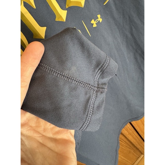 Notre Dame 2024 Shamrock Series Under Armour Long Sleeve Shirt Men's Small Irish - Picture 4 of 6